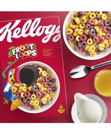 Kellogg's Froot Loops Cereal | Einzelpackung | 375g - Buy Online on GoSupps.com