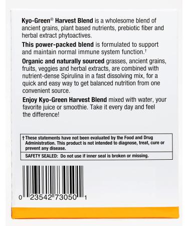 Kyo-Green Harvest Blend Superfood Supplement - 6 Oz Drink Mix | Nutrient-Rich Energy Boost - Buy Online on GoSupps.com