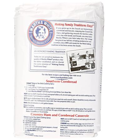 Smuckers Martha White Self-Rising Corn Meal Mix 5 lb - Enriched White - Buy Online on GoSupps.com