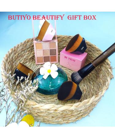 Buy BUTIYO Kabuki Foundation Makeup Brush Set - Flawless Liquid Makeup Brush for Women - Soft Synthetic - 1 PC Black - International Shipping Available - Buy Online on GoSupps.com