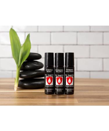 Dr. A's Hormone Balance Essential Oil Blend | 100% Therapeutic Grade Roll-On for Hot Flashes Night Sweats & Menopause Relief | 10 ml - Buy Online on GoSupps.com