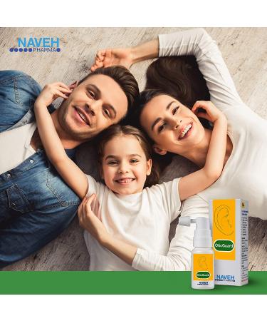 Naveh Pharma Otic Guard Ear Spray - 3-in-1 Herbal-Oil Blend for Ear Infections, Pain, Itchiness, and Wax Removal - 0.5 fl Oz - Buy Online on GoSupps.com