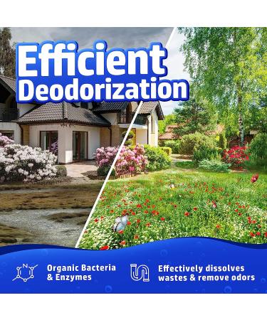 Vacplus Septic Tank Treatment 12 Pcs - 1-Year Supply | Dissolvable Enzyme Packs for Septic Tanks | Biodegradable & Durable Formula | Eliminates Wastes, Greases & Odors - Buy Online on GoSupps.com