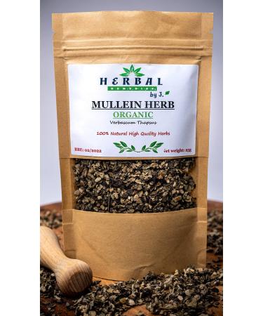 Mullein Leaf Tea Organic Dried Leaves 50g - Detox Lungs/Verbascum - Herbal Remedies by J. - Dziewanna lisc - Buy Online on GoSupps.com