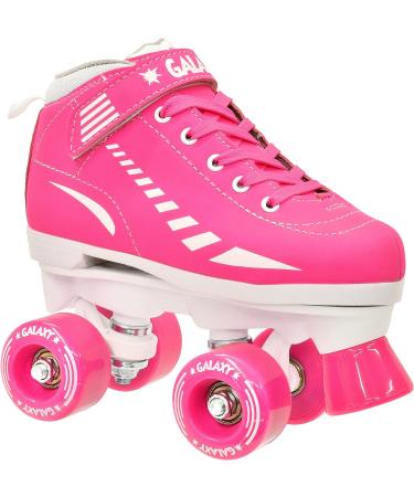 Epic Skates Galaxy Elite Kids Quad Speed Skates - Pink (Adult Size 5) - Buy Online on GoSupps.com