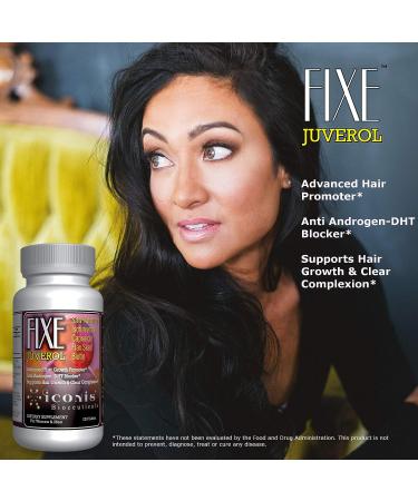 Iconis Hair Growth Supplement | Androgen-DHT Blocker with Saw Palmetto, Isoflavones, Capsaicin, Biotin, and Flax Seed PWD - Buy Online on GoSupps.com
