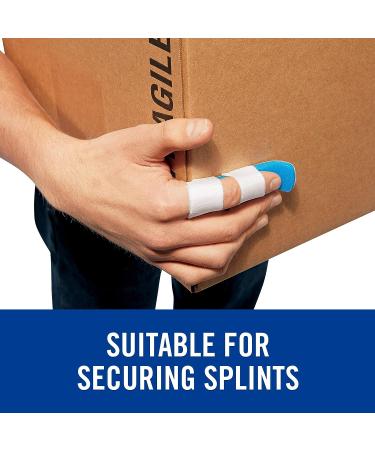 Nexcare Durapore Durable Cloth Tape - 1 Inch X 10 Yards, 6 Rolls - White - Trusted by U.S. Hospitals - Buy Online on GoSupps.com