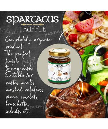 Spartacus noir hach Truffe l g rement pic e | Offrez-vous l'excellence culinaire | Truffes noires exquises pour les gourmets - Buy Online on GoSupps.com