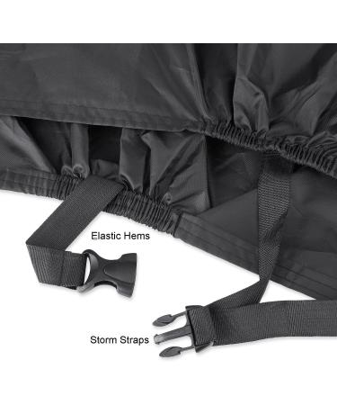 Viaky Waterproof Bicycle Cover for Two Bikes | Outdoor Rain & UV Protection | Anti-Dust with Lock Hole | Black - Buy Online on GoSupps.com