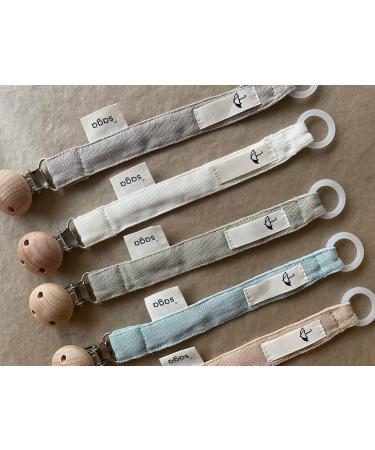 SAGA Copenhagen Pacifier Chain Pala (Dream Blue) - 100% Organic & Sustainable GOTS-Certified | 2x17cm | International Shipping - Buy Online on GoSupps.com