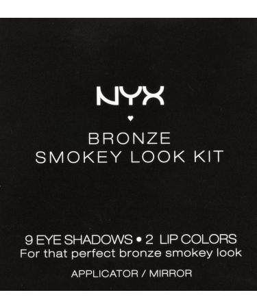 Buy NYX Professional Makeup Bronze Smokey Look Kit - 9 Eyeshadows & 2 Lip Colors | International Shipping Available - Buy Online on GoSupps.com
