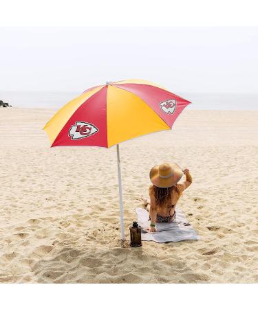 FOCO Kansas City Chiefs NFL Beach Umbrella - Buy Online on GoSupps.com