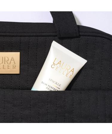 Buy LAURA GELLER NEW YORK Quilted Folding Travel Makeup Bag - Black Hanging Toiletry Organizer | Large Capacity & Easy to Clean - Perfect for International Travel - Buy Online on GoSupps.com