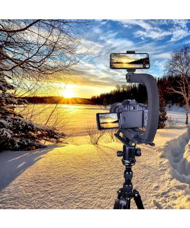 3-Shoe Stabilizer Expansion Cage Mount for DSLR/Mirrorless Cameras - Vlogging Video Kit for GoPro, Canon, Nikon, Sony, iPhone & Android - Buy Online on GoSupps.com
