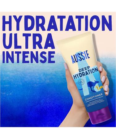 Aussie Deep Hydration Vegan Conditioner Intense Hydration - For Very Dry Thick & Curly Hair - With Avocado Jojoba & Macadamia Nut Oil 200ml - Buy Online on GoSupps.com