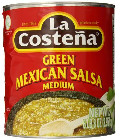 La Costena Green Sauce Food Service 2.95 Kilogram