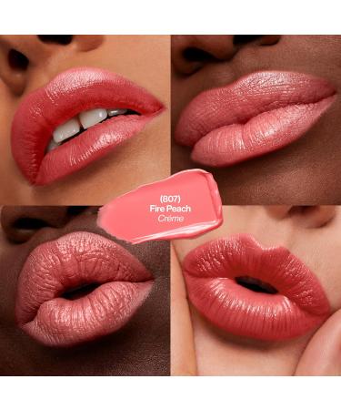 Buy REVLON Super Lustrous Lipstick - Creamy Fire Peach 807 for Soft Fuller Lips | International Shipping Available - Buy Online on GoSupps.com