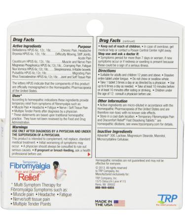 Buy Relief Products Fibromyalgia Fast Dissolving Tablets - 70 Count | Fast Shipping Worldwide - Buy Online on GoSupps.com