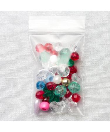 Cousin 2x3 Inch Storage Bags - 175 Pieces | Clear Resealable Poly Zipper Bags - Buy Online on GoSupps.com