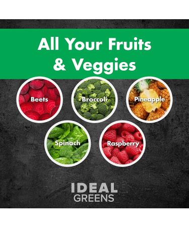 Ideal Greens by NutraOne - Antioxidant and Nutrient-Rich Superfood Greens Powder Supplement Natural Berry - Buy Online on GoSupps.com
