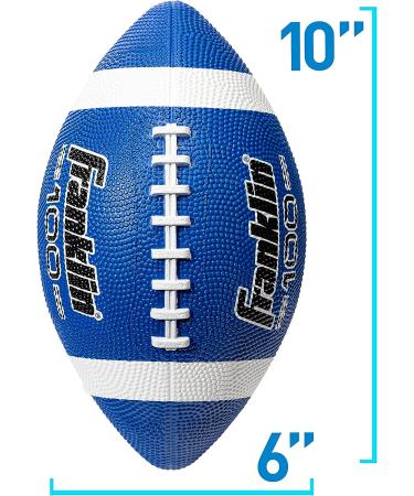 Franklin Sports Junior Football - Grip-Rite 100 1 Pack Blue/White - Buy Online on GoSupps.com