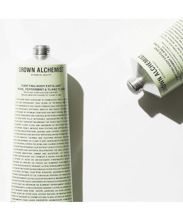 Grown Alchemist Purifying Body Exfoliant - Organic Pearl Scrub with Peppermint & Ylang Ylang | 170ml International Shipping - Buy Online on GoSupps.com