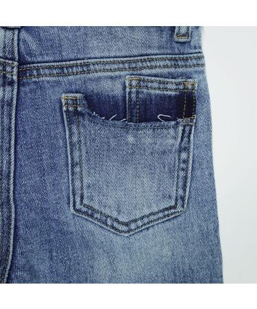 KIDSCOOL SPACE Baby Boys Jeans 18-24 Months Blue-2489: Straight Fit Ripped Denim Pants - Buy Online on GoSupps.com