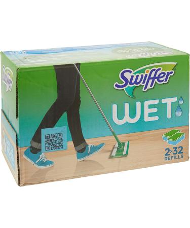 Swiffer Sweeper Wet Mopping Cloths Refills - Open Window Fresh, 64 Count (2 Pack) - Buy Online on GoSupps.com