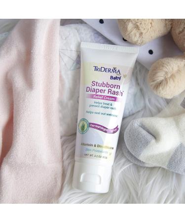 TriDerma Stubborn Diaper Rash Relief Cream 2.2oz - Fast-Acting Formula - Buy Online on GoSupps.com