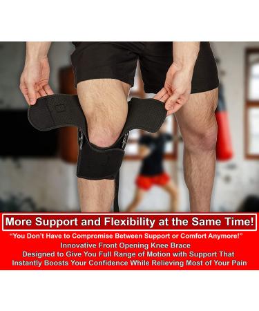 Hinged Knee Brace Support with Strap for Arthritis, Meniscus Tear, ACL, MCL - Compression Wrap for Running & Recovery - Buy Online on GoSupps.com