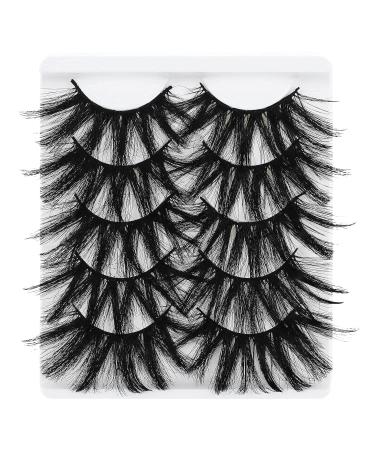 Shop Molain 25mm Multi-Layer False Eyelashes - 5 Pairs of Dramatic Fluffy Strip Lashes (Style No. 26) - International Shipping Available - Buy Online on GoSupps.com