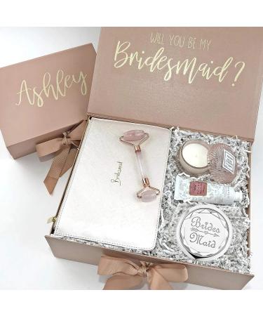 Deutrnew 11 Pack Bridesmaid Gifts Set - Bride, Maid of Honor, 9 Bridesmaid Makeup Mirrors: Bachelorette Party Proposal Gifts (Silver) - Buy Online on GoSupps.com