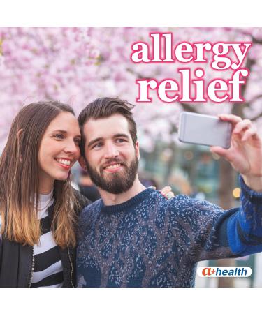 A+Health Allergy Relief Diphenhydramine HCl 25mg Tablets 600 Count Antihistamine Relief of Runny Nose Sneezing Watery Eyes - Buy Online on GoSupps.com