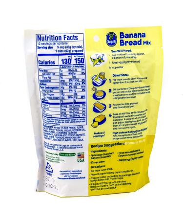 Chiquita Banana Bread Mix by Concord Foods - 2 Boxes (13.7 oz each) | Pack of 2 - Buy Online on GoSupps.com