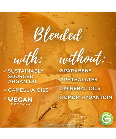 Garnier Whole Blends Moroccan Argan & Camellia Oils Shampoo 3-Pack - 12.5 Fl Oz, Silky Shine Formula - Buy Online on GoSupps.com