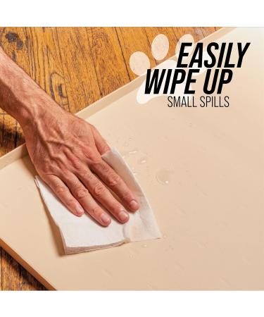Buy Leash Boss XXL Spray Mat | Waterproof Silicone Bowl Pad for Cats & Dogs | 76 x 56 cm - No Slide Extra Large Feeding & Water Mat - Buy Online on GoSupps.com
