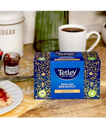 Tetley - Th Noir English Breakfast - Ar me Riche et Cors - Bo te de 100 sachets classiques 100 Unit (Lot de 1) - Buy Online on GoSupps.com