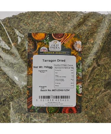 Old India Tarragon Dried 750g | Premium Quality Tarragon Herb - Shop Now - Buy Online on GoSupps.com