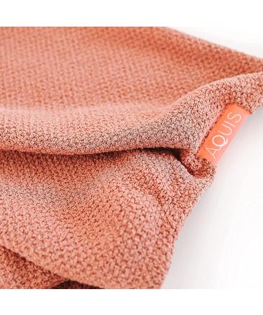 AQUIS COPPER SURE Rapid Dry Microfiber Hair Wrap - Button-Loop Closure - Ultra-Absorbent & Clean Towel Technology - Buy Online on GoSupps.com