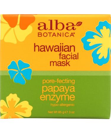 Alba Botanica Hawaiian Facial Mask Pore-Fecting Papaya Enzyme 3 oz (85 g)