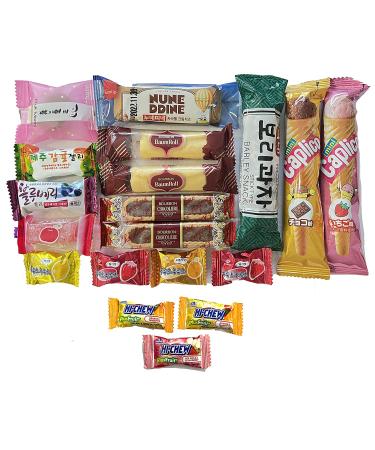 Asian Snack Box Variety Pack - 40 Count Sampler Gift Bundle with Japanese, Korean Candy, Chips, Cookies, Ramen, and Gummy Treats for Kids, Adults, College Students - Individual Wrapped Assortment - Buy Online on GoSupps.com