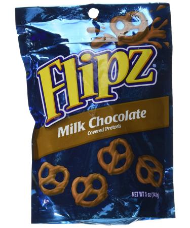 Flipz Milk Chocolate Covered Pretzels, 5 oz, 3 pk