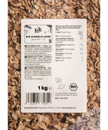 KoRo - Flakes d' peautre bio 1 kg - Buy Online on GoSupps.com