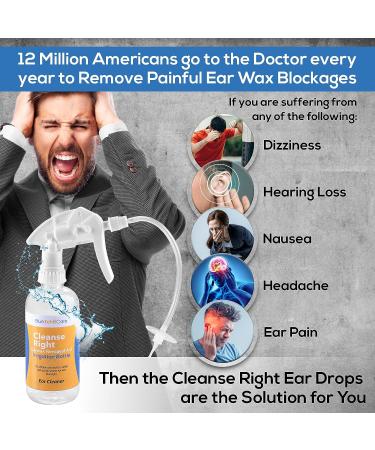 Cleanse Right Ear Wax Removal Kit - USA Made Reusable Spiral Swab for Earwax Blockage Removal - Buy Online on GoSupps.com