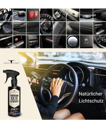 Premium Auto Cleaner Set - 500ml Interior Cleaner 1000ml Rim Cleaner & 250ml Leather Balm - Made in Germany | Urban Forest - Buy Online on GoSupps.com