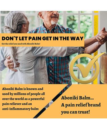 Aboniki Balm (4 Jars) - Powerful Pain Relief for Muscles & Joints. Soothes Aches & Pains, Deep Heat Comfort - Buy Online on GoSupps.com
