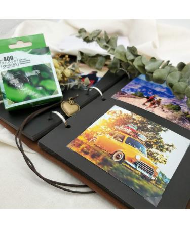 Photo Corners 400 Pcs Clear Self-Adhesive Picture Mounting Corner Stickers for DIY Scrapbook Album Journal 400 Pcs/Pack. Clear-400 - Buy Online on GoSupps.com