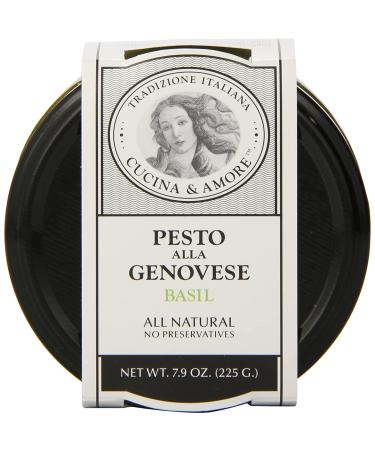 Cucina & Amore Genovese Pesto Sauce Basil 7.9oz - Pack of 6 - Buy Online on GoSupps.com