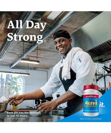 Aleve Liquid Gels Easy Open Arthritis Cap 80 Liquid Gels - Pack of 3 - Buy Online on GoSupps.com