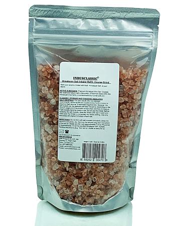 IndusClassic Himalayan Salt for Ceramic Inhaler or Neti Pot Refill Asthma Allergy Sinus - 1 lbs 1 Pound (Pack of 1)